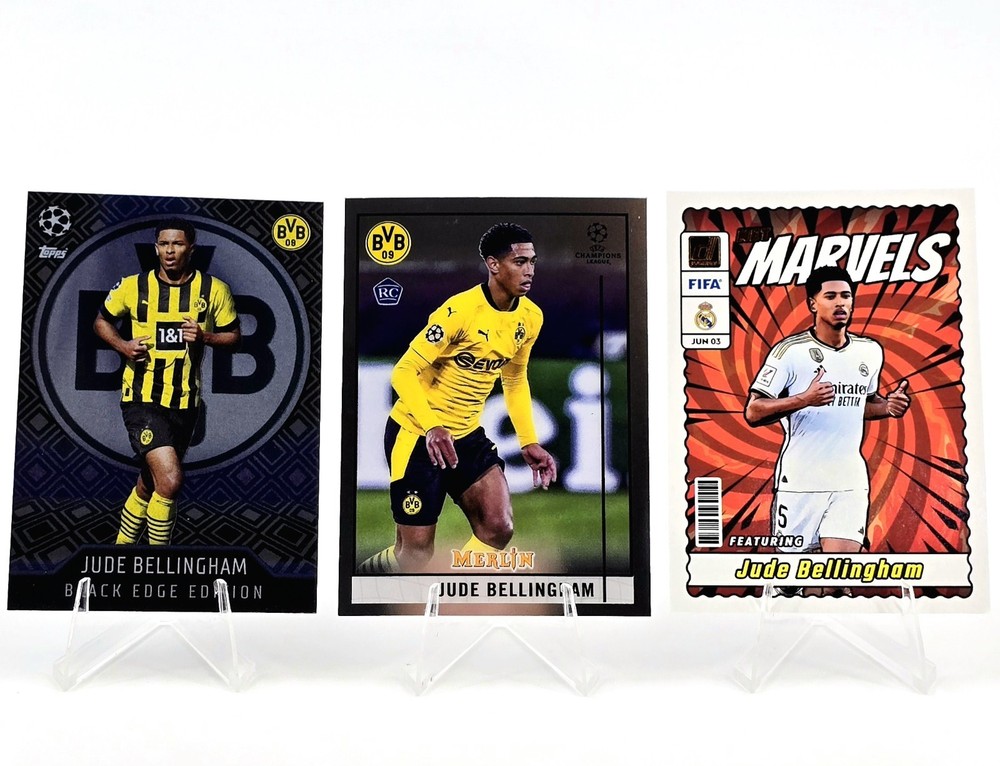 Jude Bellingham Card Lot England Real Madrid Topps Merlin + Max Attax + Donruss