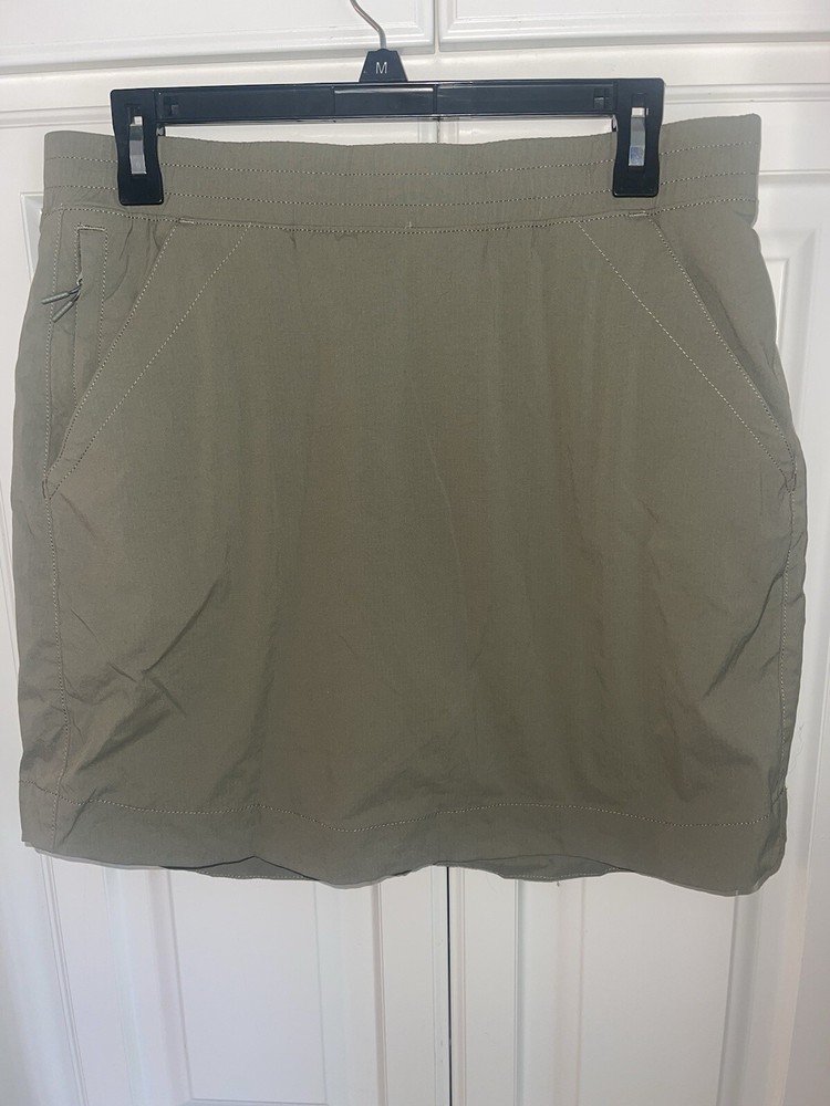 Alaskan Hardgear Duluth Trading Womens Skort Olive Green Sz 10 Stretch Comfort