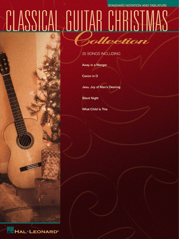 Classical Guitar Christmas Collection Notes & Tab Sheet Music Hal Leonard Book