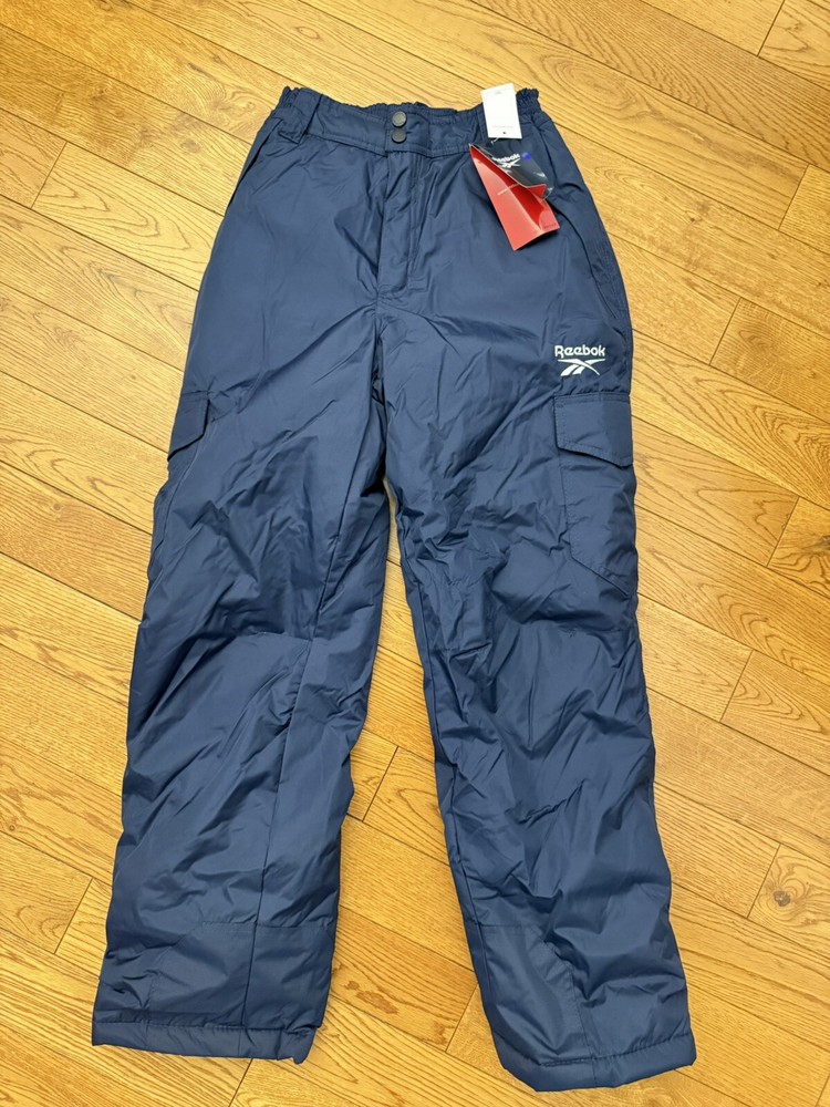 New Reebok Boys  Ski/Snow Pants  Size L Navy Blue