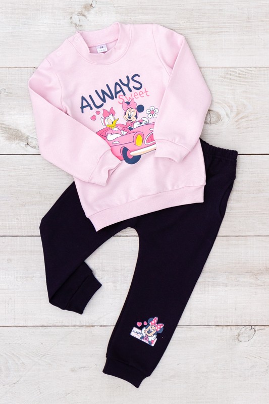 Set – Baby Girls' 2-Piece Cotton Outfit with Top & Pants, Everyday Comfort,, ...