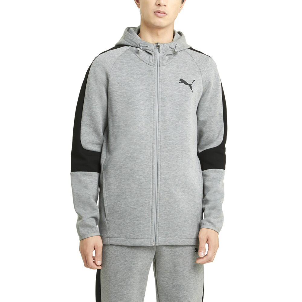 Puma Evostripe Core Full Zip Hoodie Mens Size XS  Casual Outerwear 58581203