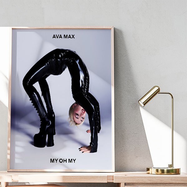 Ava Max My Oh My Fan Poster Music Home Decor Wall Art