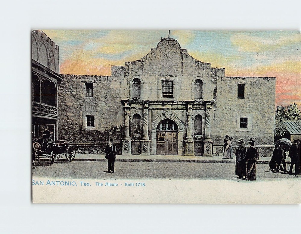 Postcard The Alamo San Antonio Texas