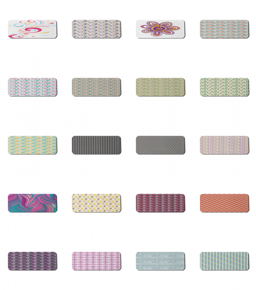 Ambesonne Abstract Fractal Rectangle Non-Slip Mousepad, 31