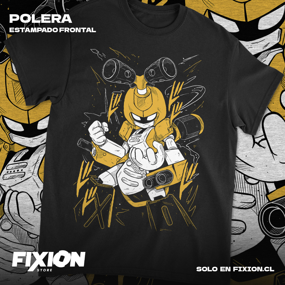 Anime Medabots Metabee Japanese Style Black T-Shirt Size S-5XL