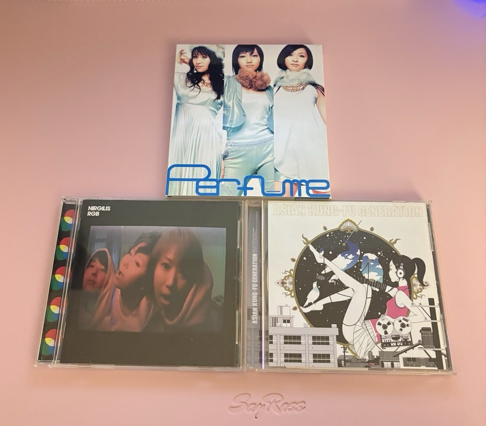 Perfume, Nirgilis, Asian Kung-Fu Generation J-Pop Rock Album CD Lot Japanese
