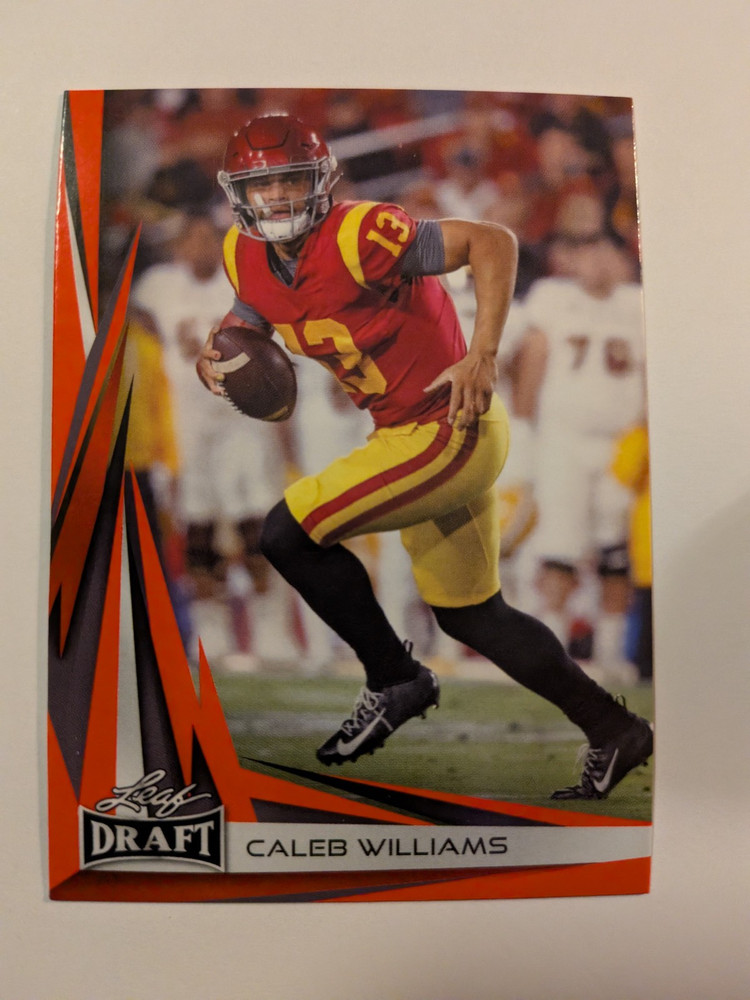 2023 Leaf Draft - V2 Caleb Williams #B2-2 Red (RC)