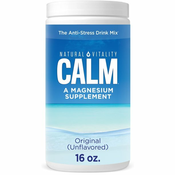 Natural Vitality Calm Anti-Stress Drink Mix- Magnesium Supplement- Unflavored- 1