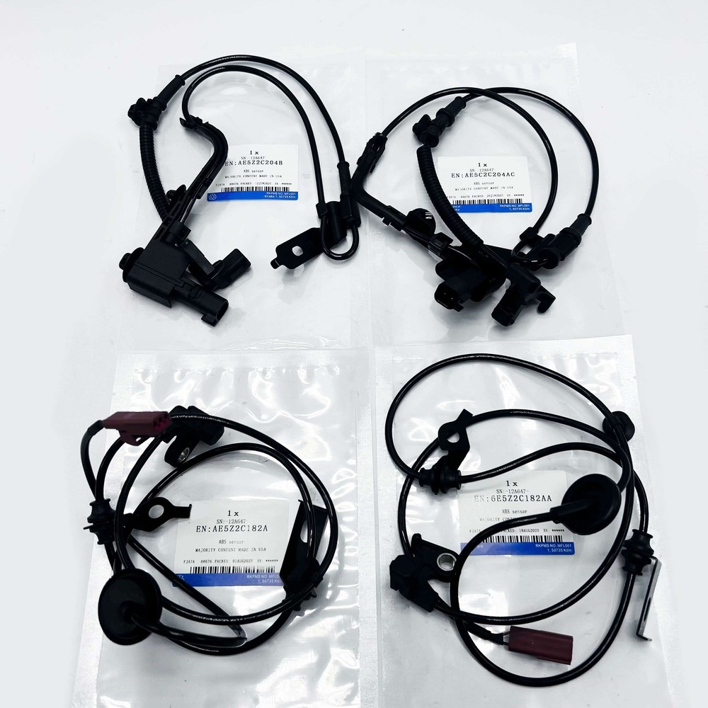 OEM 4Pcs For 2006-2012 Ford Fusion Front&Rear Left Right ABS Wheel Speed Sensor