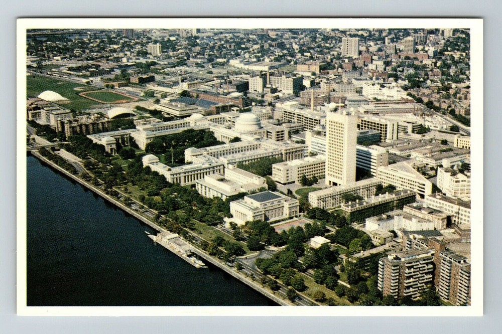 Cambridge MA-Massachusetts, Aerial Institute Technology, Vintage Postcard
