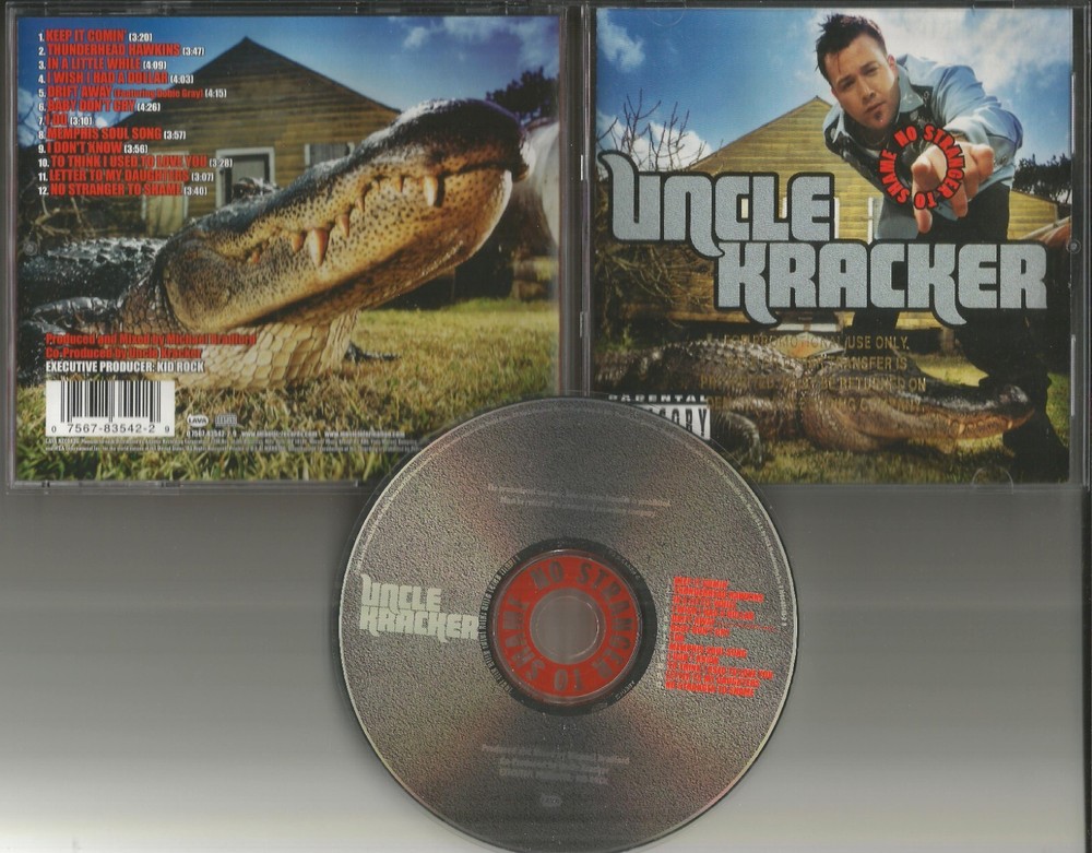 UNCLE KRACKER w/ KID ROCK No Stranger RARE GOLD STAMP PROMO PRESSING CD MINT