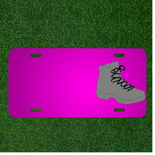 Create Your Unique Custom Car License Plate Featuring Names on Boot Lace Fastening for a Personal Touch