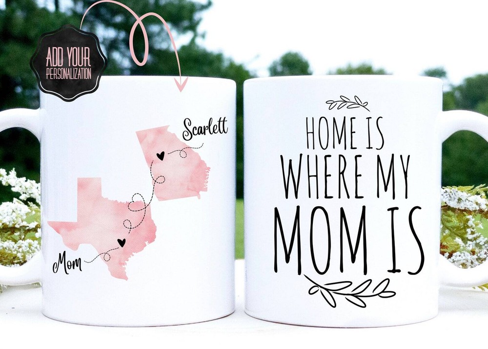 Long Distance Gift For Mom Customized Mothers Day Mug