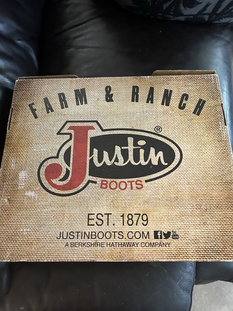 Justin Farm & Ranch Boots - Durable Cowboy Footwear