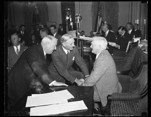Photo:James Farley, William Gibbs McAdoo, John Nance Garner
