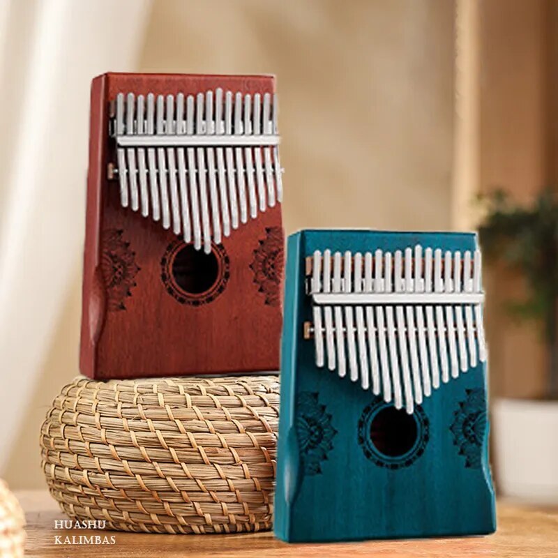 Quality Rosewood Beginners With Accessories 17 Key Kalimba Thumb Piano 100% New