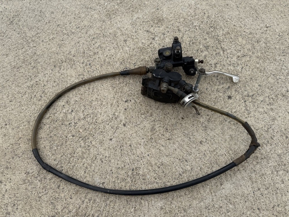 Honda CR125 CR 125 Front Brake Master Cylinder Caliper Calliper Oem Genuine 1988