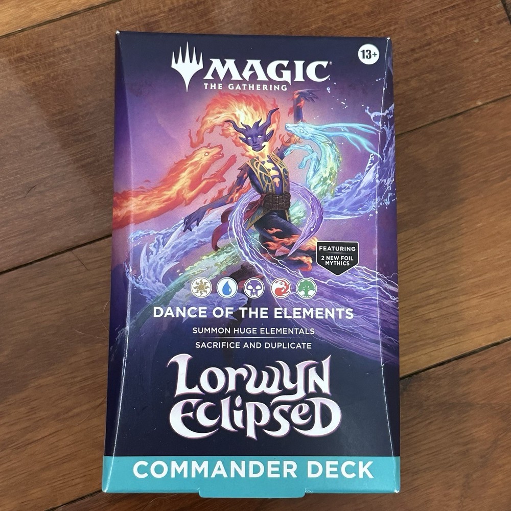 New Sealed Dance of the Elements Commander Deck MTG Lorwyn Eclipsed Magic