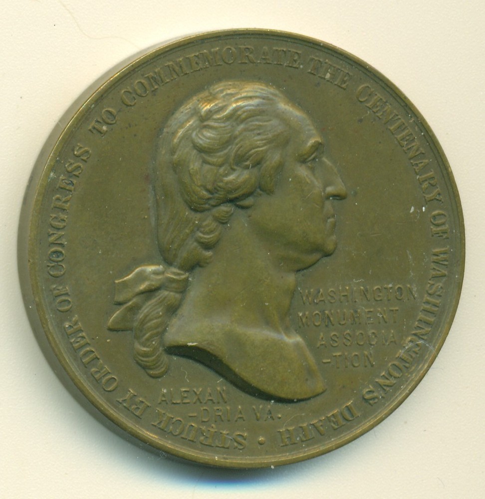 Vintage 1904 George Washington Token Medal Coin Friendship Fire Company 1778