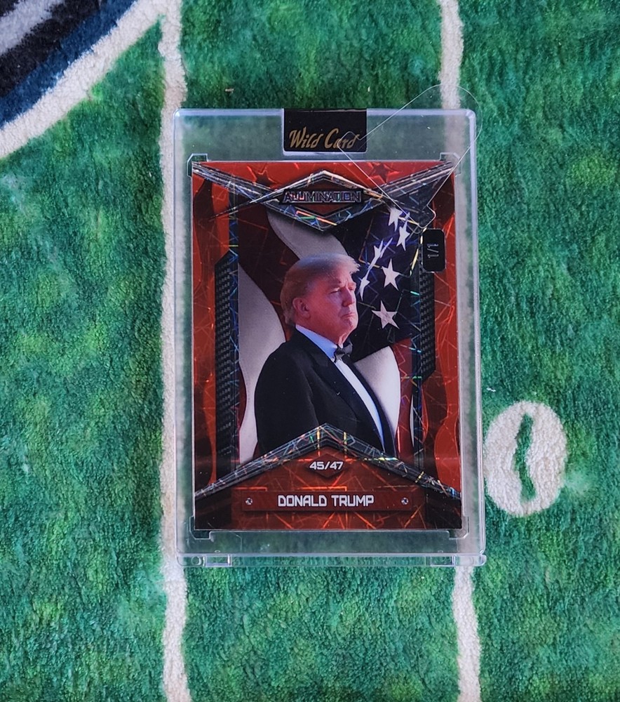 2025 Wild Card Alumination Donald Trump Lazer 1/1