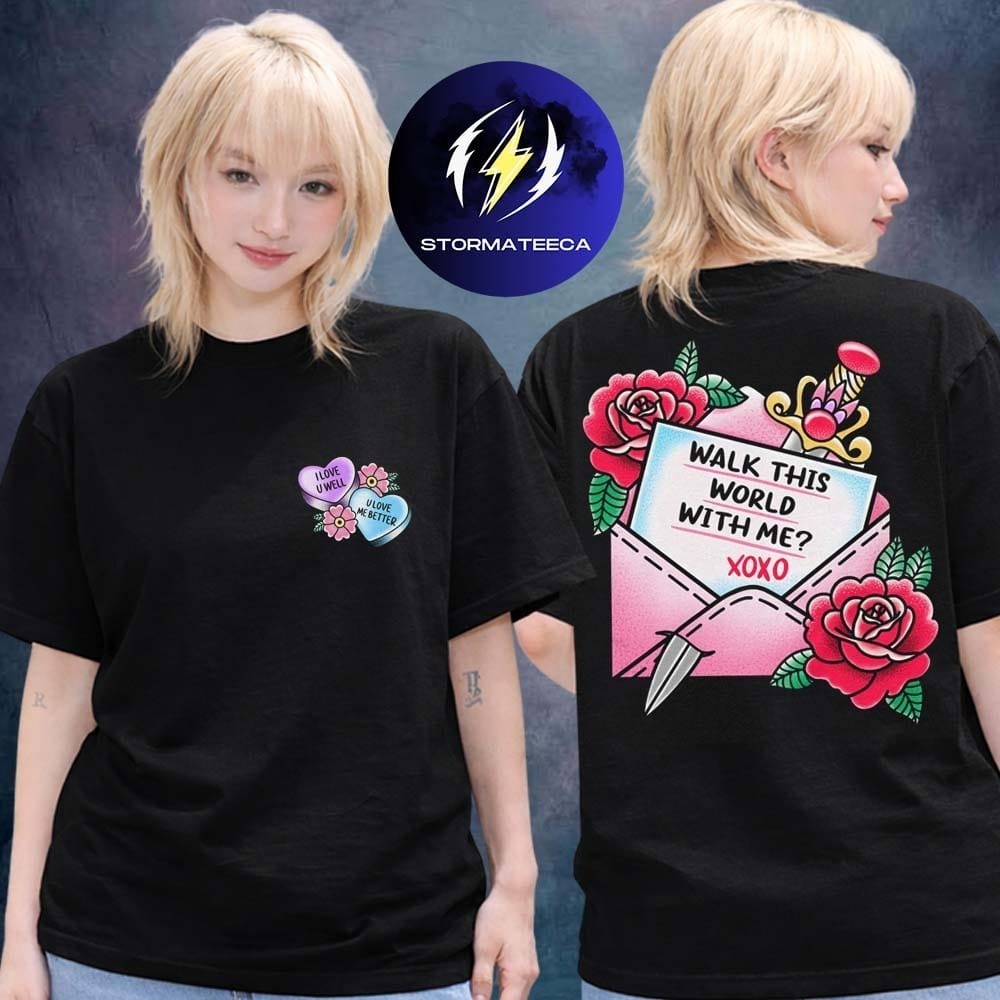 The Home Team Bilmuri Tour 2026 Shirt Walk The World With Me 2-Sided Unisex Tee