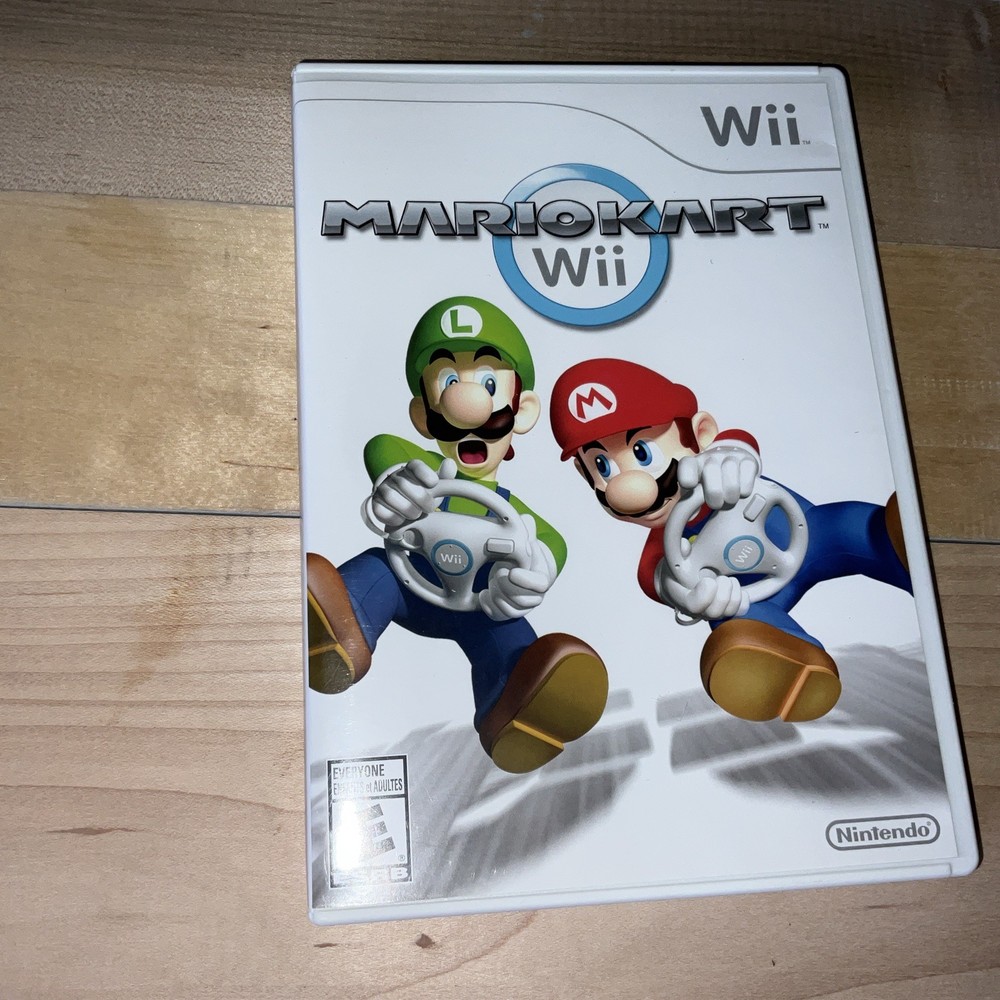 MarioKart Wii Solus Nintendo Wii Racing Game Complete with Manual Not Tested
