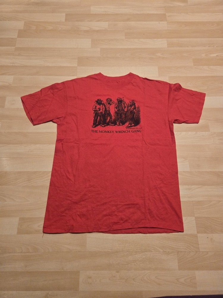 Vintage Robert Crumb T Shirt Monkey Wrench Gang 1985 Size XL
