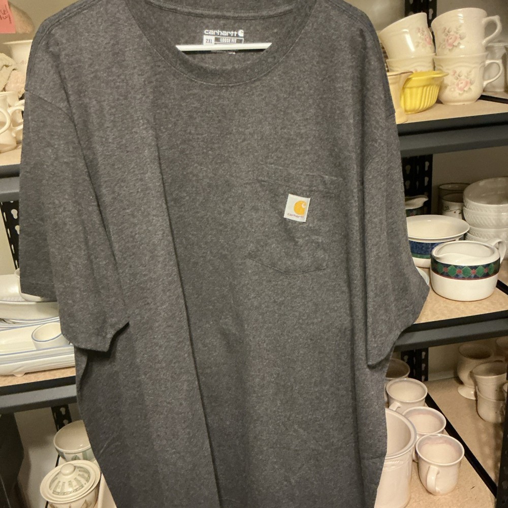 Carhartt K87 Loose Fit Heavyweight Short Sleeve Pocket Tshirt 2XL
