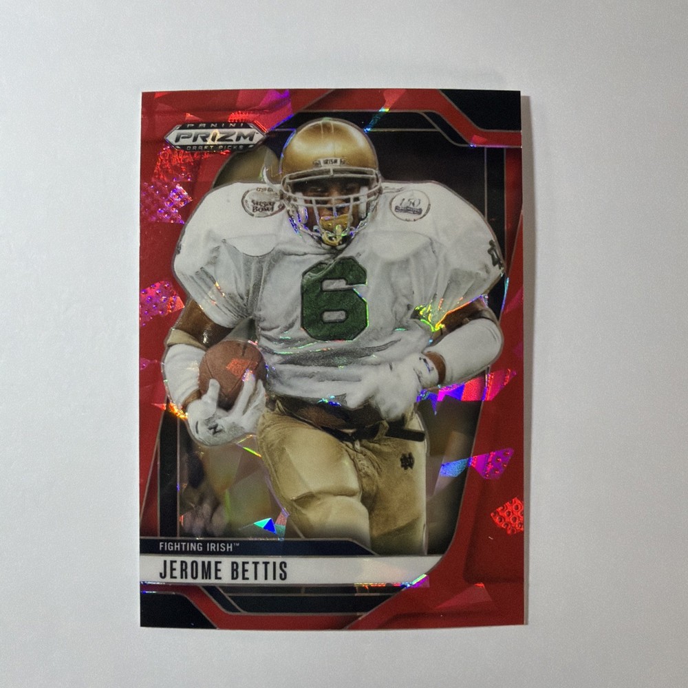 2025 Panini Prizm Draft Picks #185 Jerome Bettis Prizms Red Ice
