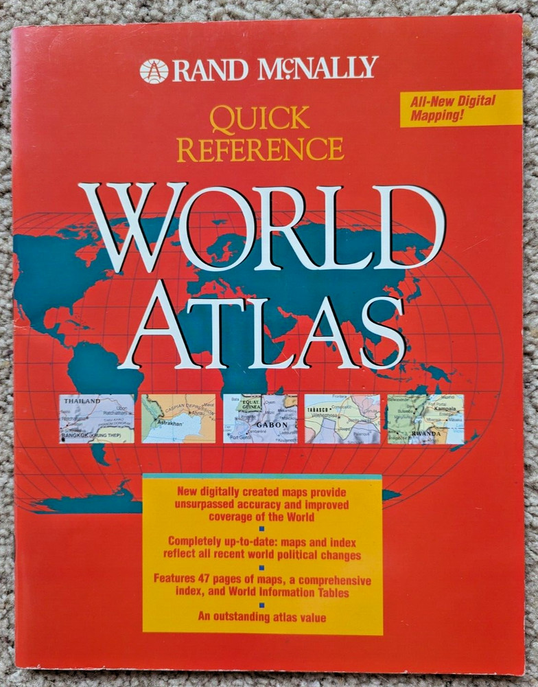 Rand McNally Quick Reference World Atlas (World Atlas / Quick Reference) - GOOD