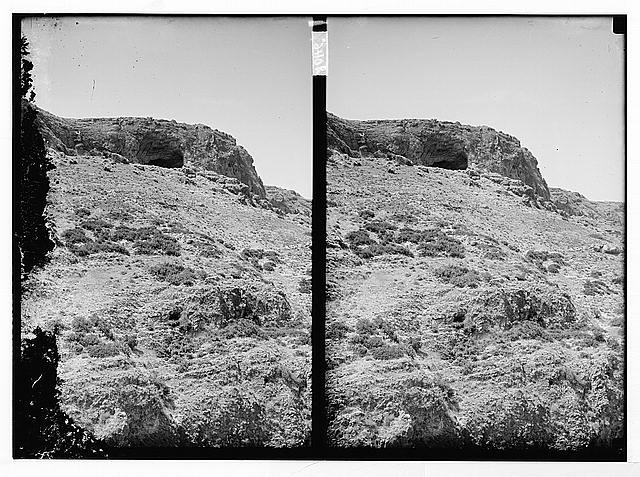 Jaffa to Jerusalem,Samson's cave,Israel,Middle East,American Colony Photo 1