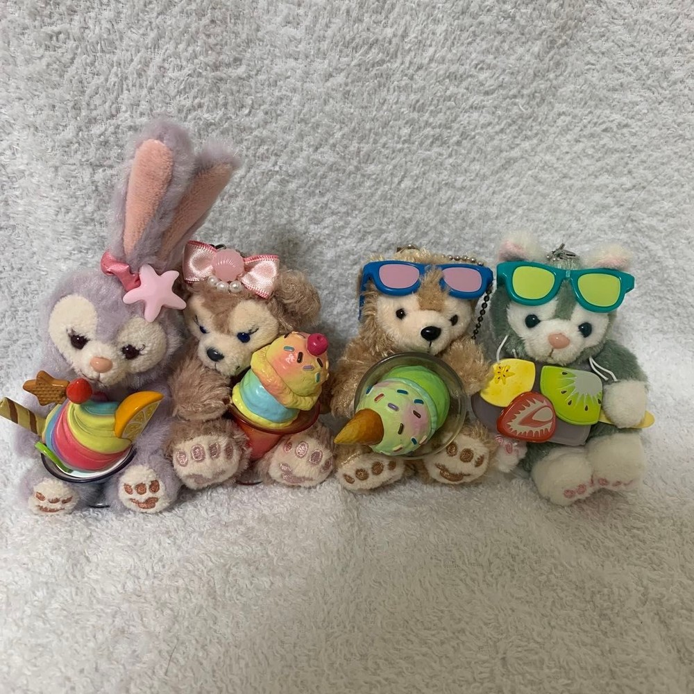 Disney Duffy plush badge 4 piece set Sunny Fan 2019