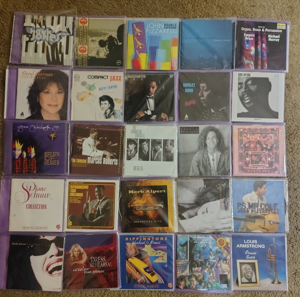Lot Of 50 Used Jazz Cds