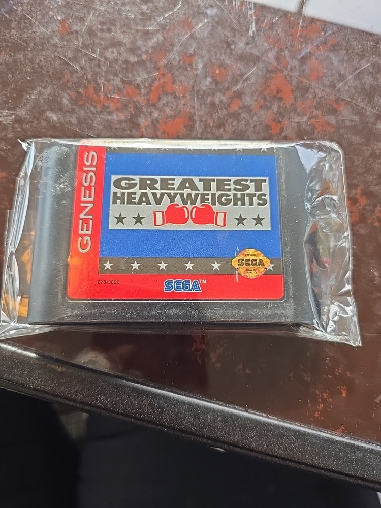Greatest Heavyweights (Sega Genesis, 1993) Tested, Authentic