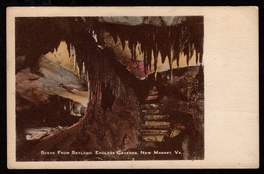 NEW MARKET VIRGINIA Endless Caverns ENTRANCE TO SKYLAND Postcard