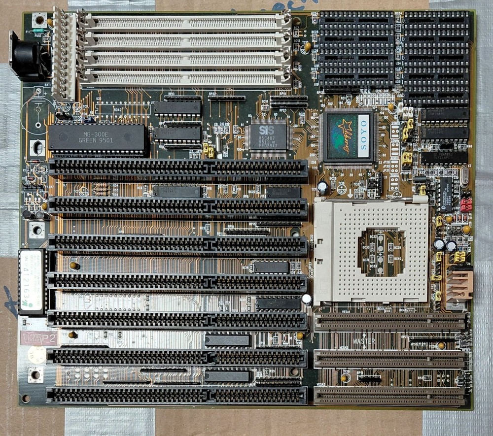 Soyo 025P2 486 80486 ISA retro vintage motherboard