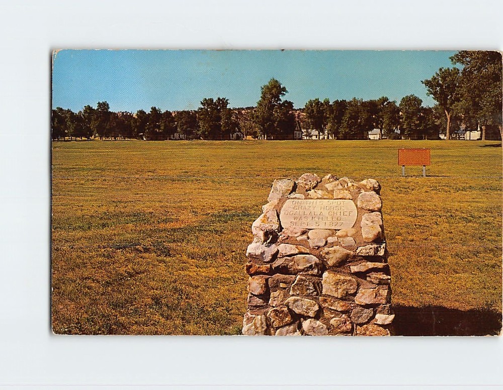 Postcard Marker in Fort Robinson State Park Nebraska USA