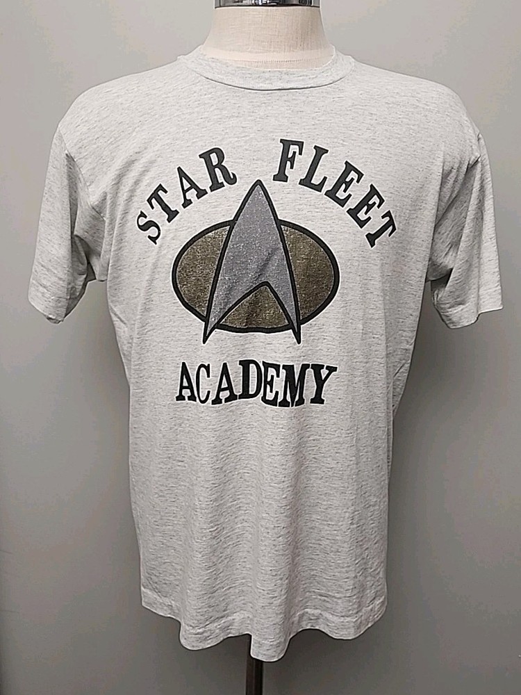 Vintage Single Stitch T-shirt XL Star Trek Star Fleet Academy