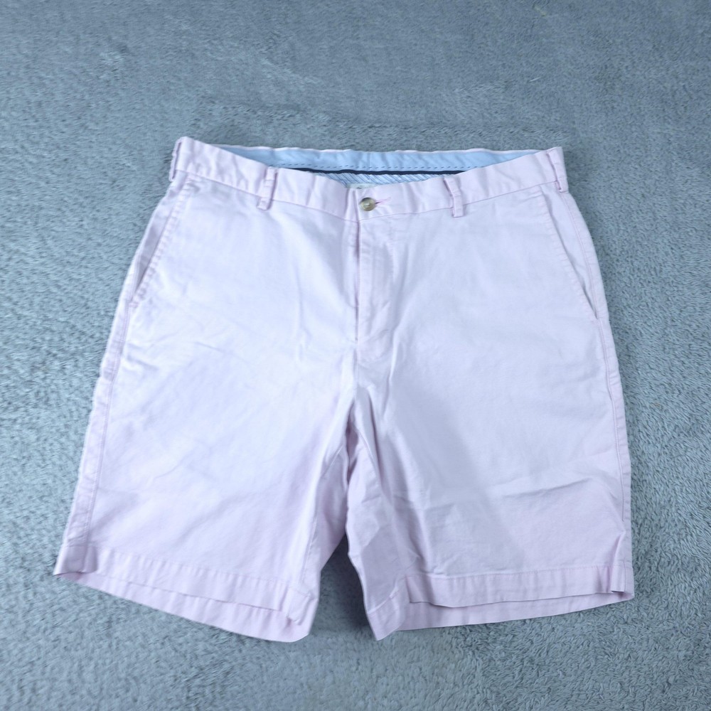 Peter Millar Shorts Mens 34 Pink Chino Stretch 9 Inseam Casual Golf Summer