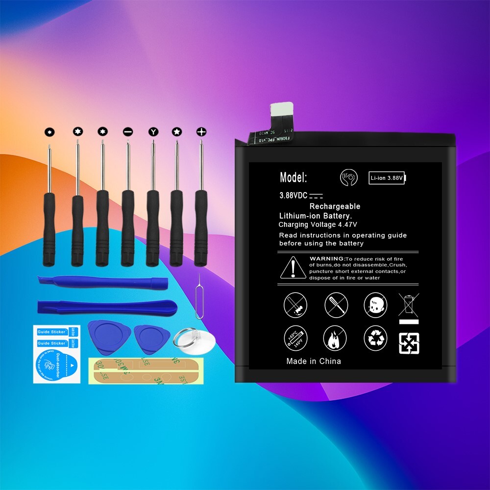 Long Life 5100mAh Li-ion Polymer Battery Tool Set f Motorola One 5G Ace XT2113-image