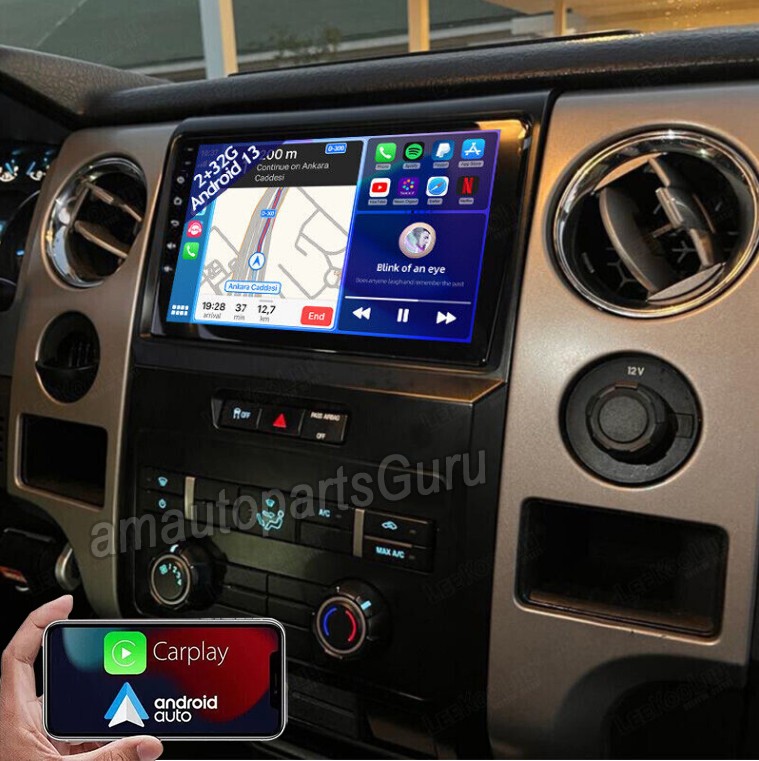 9'' FOR Ford F-150 2009-2014 ANDROID AUTO CARPLAY CAR STEREO RADIO GPS NAVI WIFI
