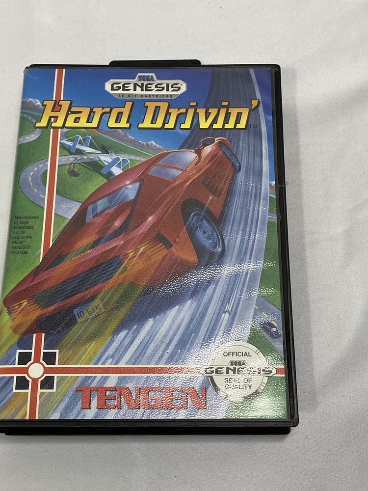 Hard Drivin’ (Sega Genesis) (CIB) Retro | Vintage Video Game - Tested