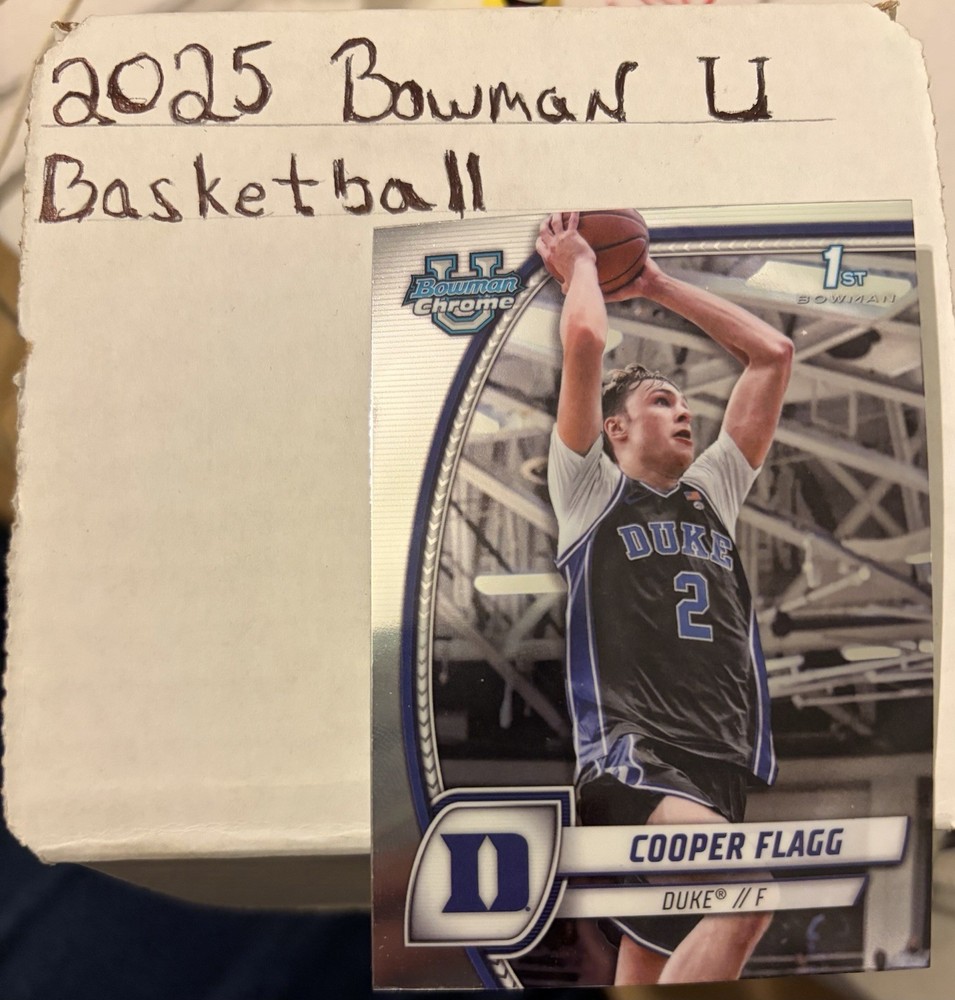 2024-25 Bowman University Chrome Basketball Complete Set #1-100 Cooper Flagg 🔥