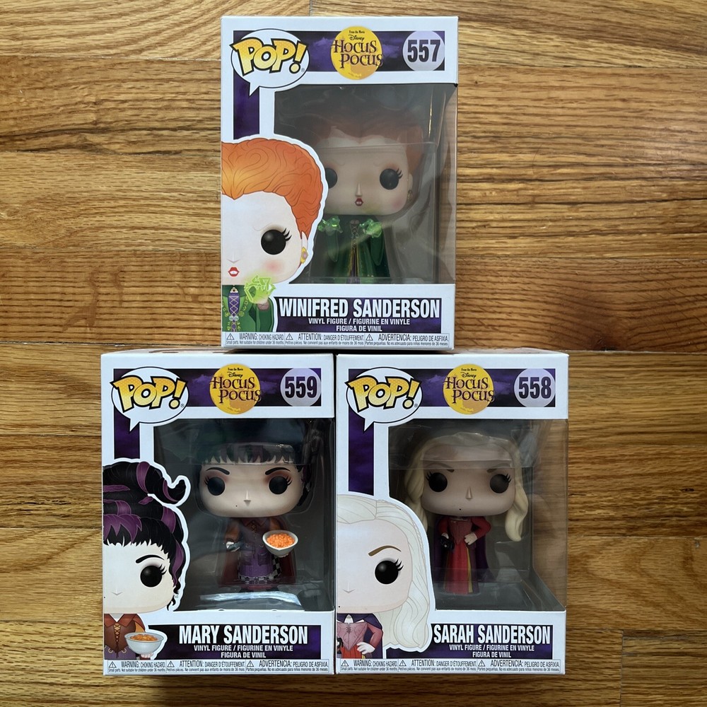 Hocus Pocus 3 PACK Disney Funko POP! - Sarah Mary Winifred Sanderson 557 558 559