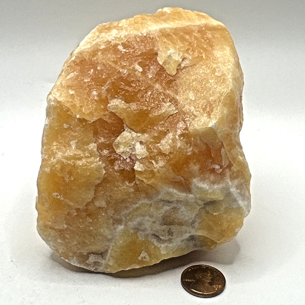 Beautiful Yellow Orange Calcite Crystal Specimen 997 Grams