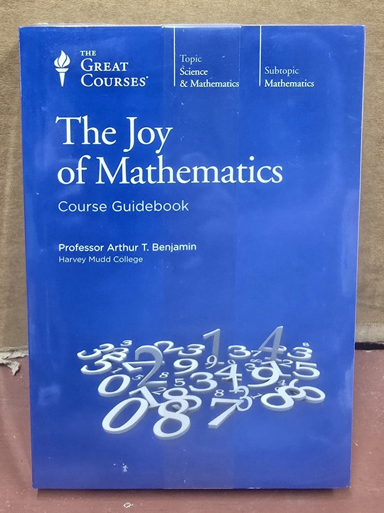 The Great Courses The Joy of Mathematics Guidebook Arthur Benjamin -New Sealed