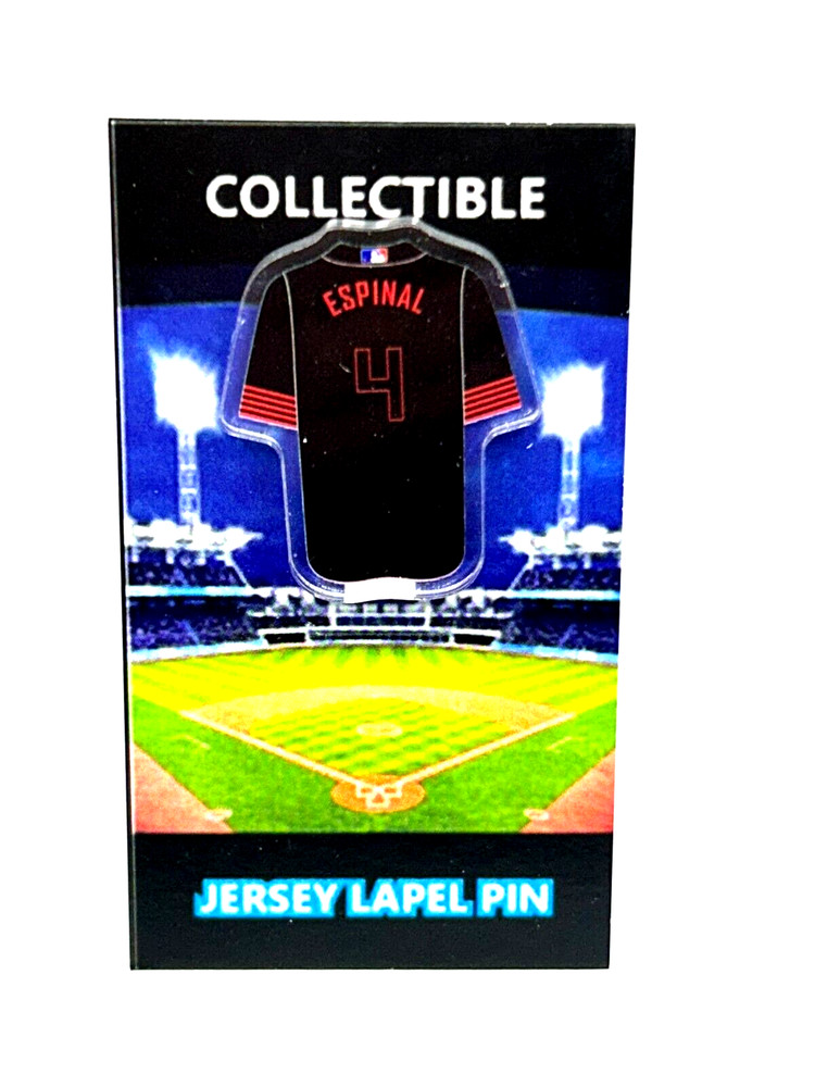 Cincinnati Reds Santiago Espinal jersey lapel pin-City Connect Collectable