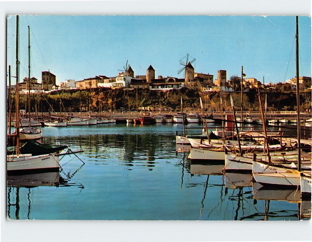 Postcard Molinos del Jonquet  Majorca Palma Spain