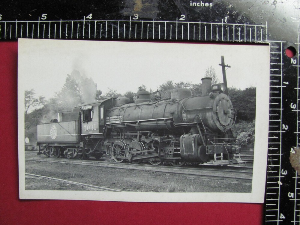 LOT of (2) PHOTOs ATLANTIC COAST LINE RAILROAD LOCOMOTIVES #454 in AL #7031 GA